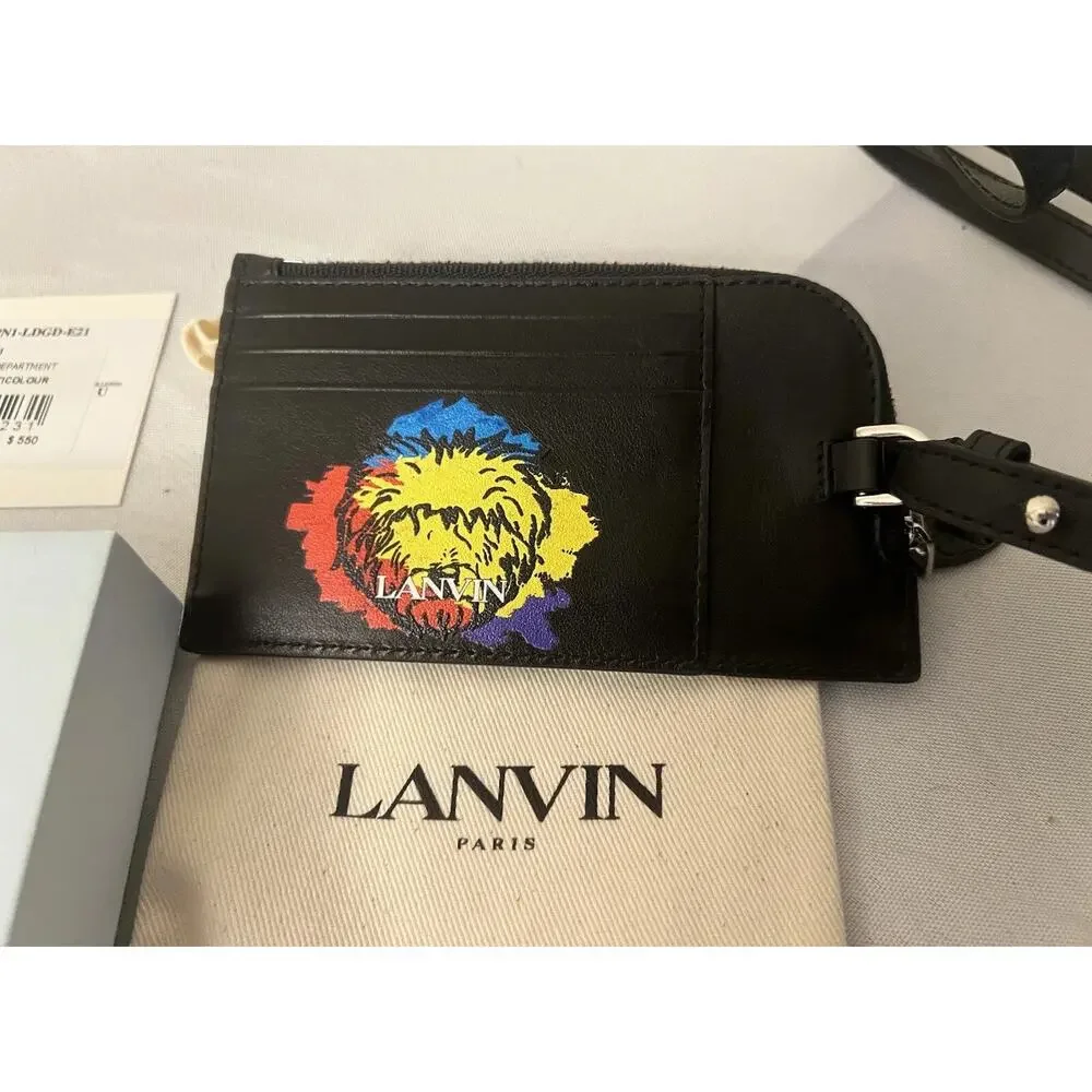 NIB Lanvin x Gallery Dept. Card Holder Lanyard Mother & Daughter Wallet $550.00